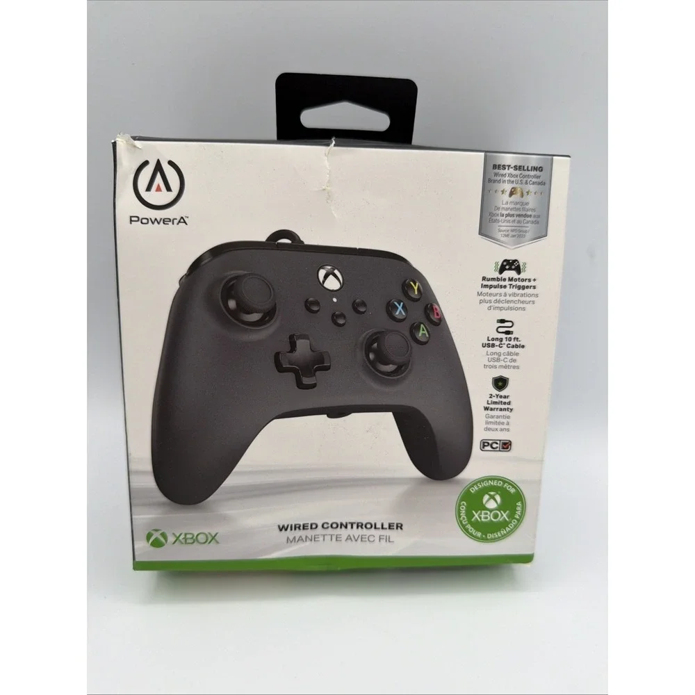 PowerA Enhanced Wired Controller for Xbox One‎ Series X/S - Black Box Damage